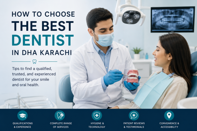 Best dentist in DHA Karachi providing personalized dental care to a patient
